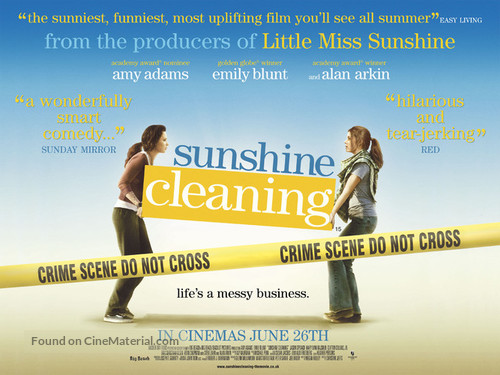 Sunshine Cleaning - British Movie Poster