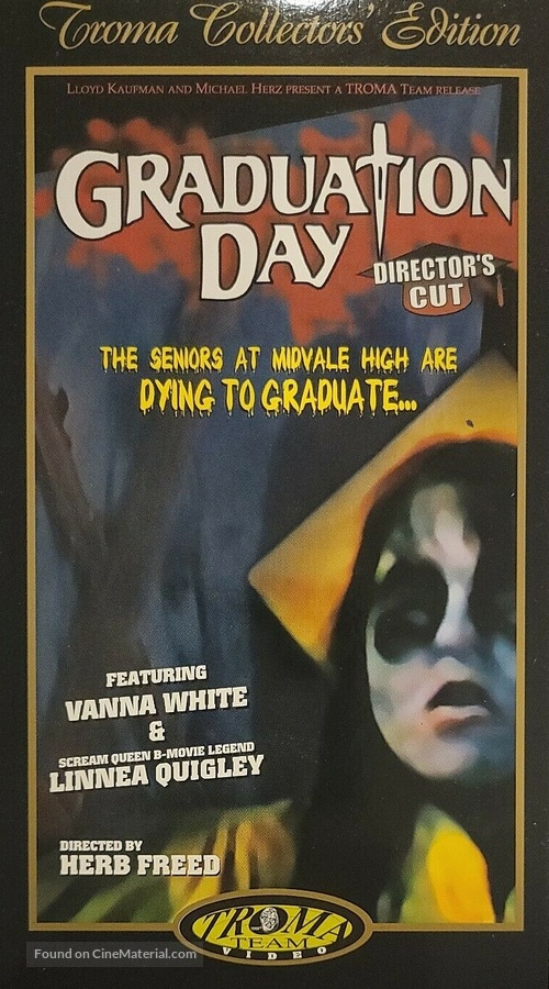 Graduation Day - VHS movie cover