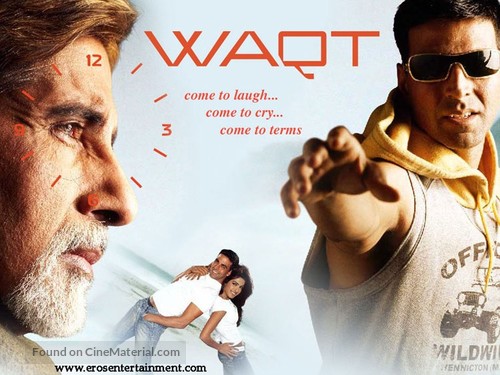 Waqt The Race Against Time 2005 Indian Movie Poster Waqt hindi movie 2005 part 3. indian movie poster