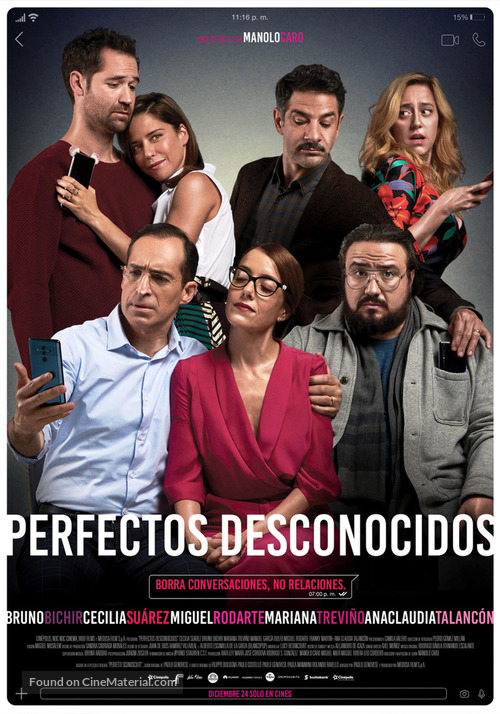 Perfectos desconocidos - Mexican Movie Poster