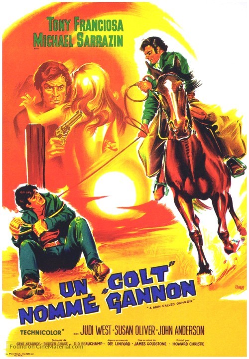 A Man Called Gannon - French Movie Poster