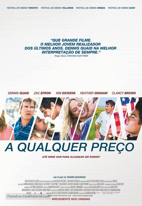 At Any Price - Portuguese Movie Poster