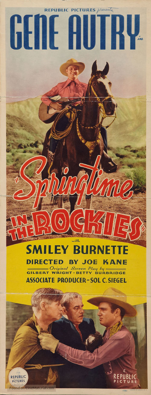 Springtime in the Rockies - Movie Poster