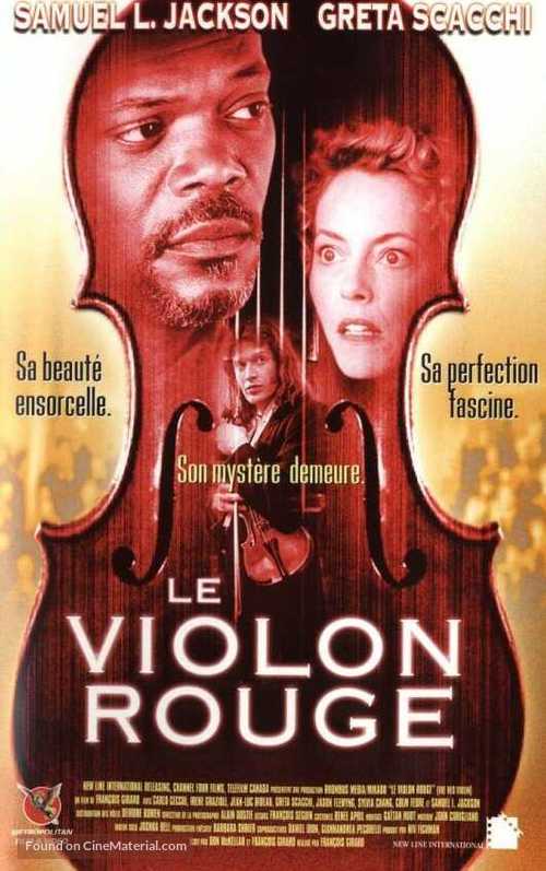 The Red Violin - French VHS movie cover