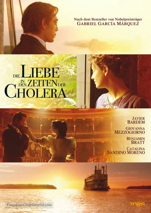Love in the Time of Cholera - German DVD movie cover