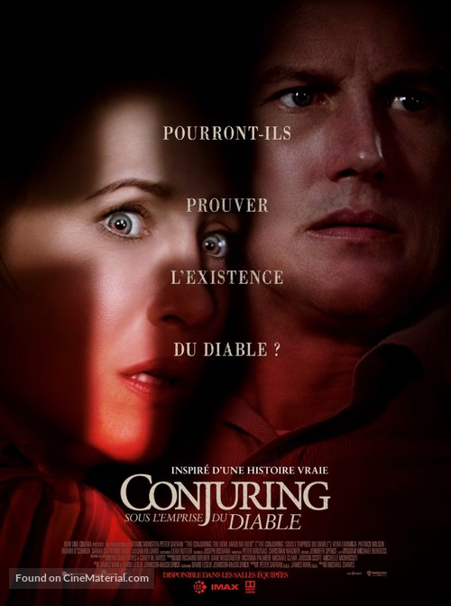 The Conjuring: The Devil Made Me Do It - French Movie Poster