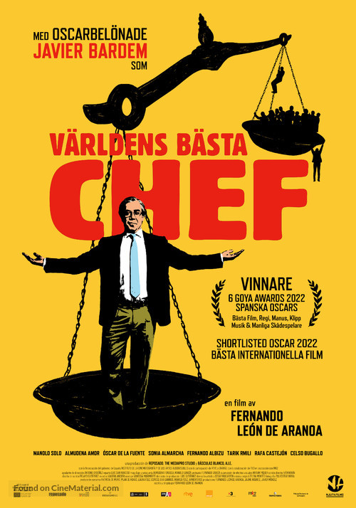 El buen patr&oacute;n - Swedish Movie Poster