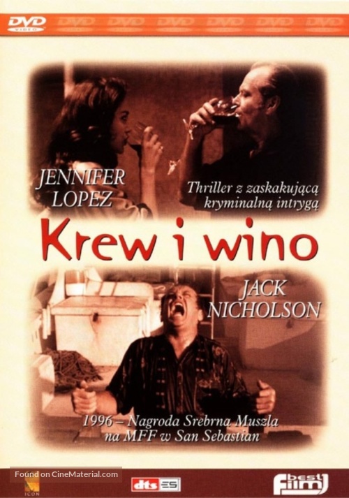 Blood and Wine - Polish Movie Cover