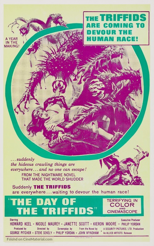 The Day of the Triffids - Re-release movie poster