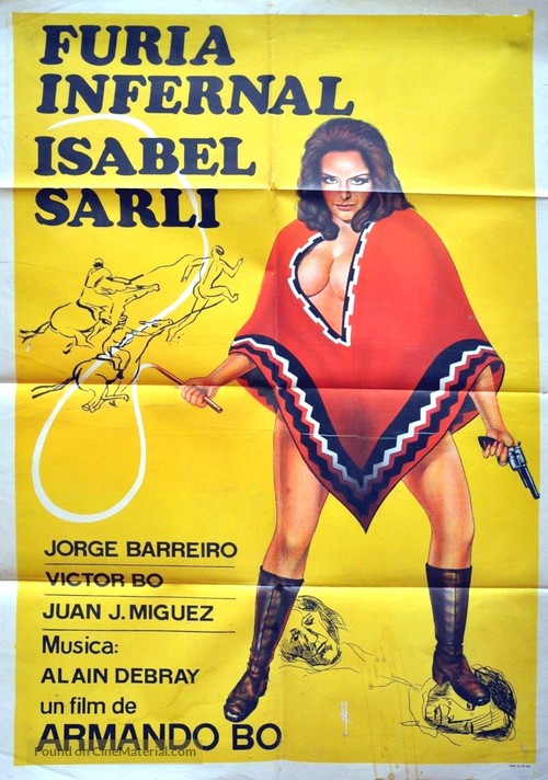 Furia infernal - Argentinian Movie Poster