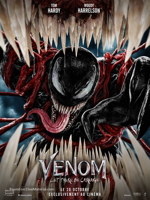 Venom: Let There Be Carnage - French Movie Poster