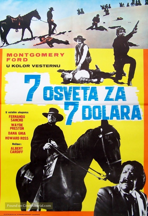 L&#039;ira di Dio - Yugoslav Movie Poster