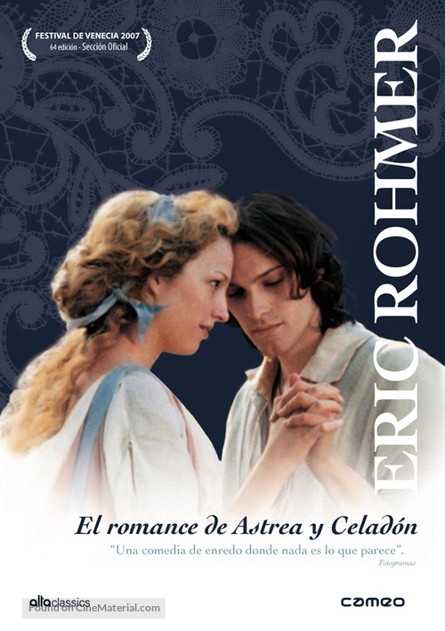 Les amours d&#039;Astr&eacute;e et de C&eacute;ladon - Spanish DVD movie cover