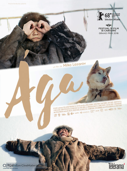 &Aacute;ga - French Movie Poster