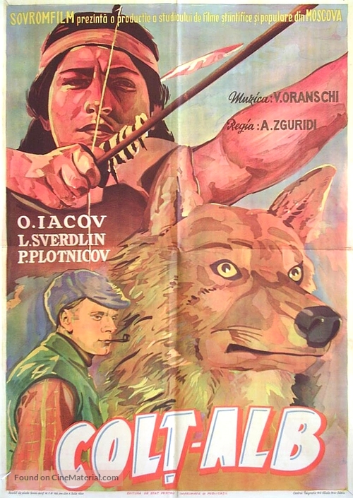 Belyy klyk - Romanian Movie Poster