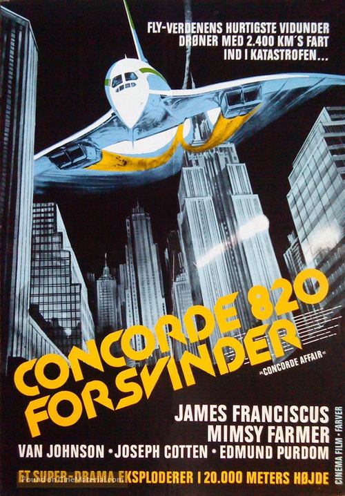 Concorde Affaire &#039;79 - Danish Movie Poster