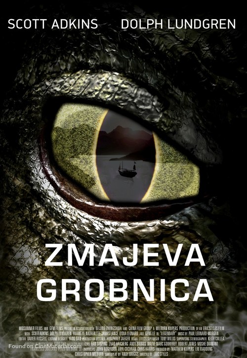 Legendary: Tomb of the Dragon - Croatian Movie Poster