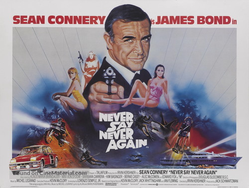 Never Say Never Again - British Movie Poster