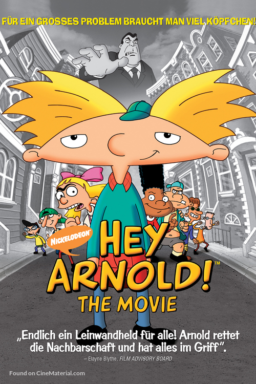 Hey Arnold! The Movie - German Movie Cover