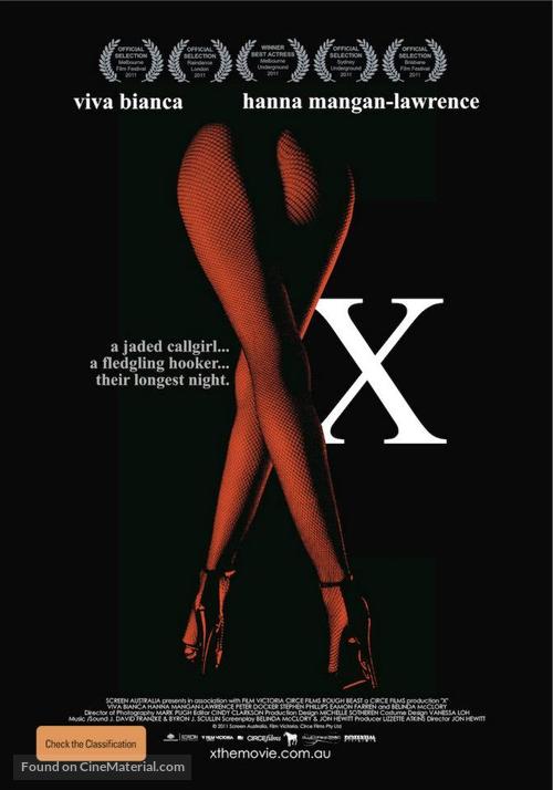 X - Australian Movie Poster