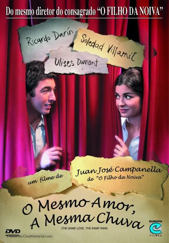 Mismo amor, la misma lluvia, El - Brazilian Movie Cover