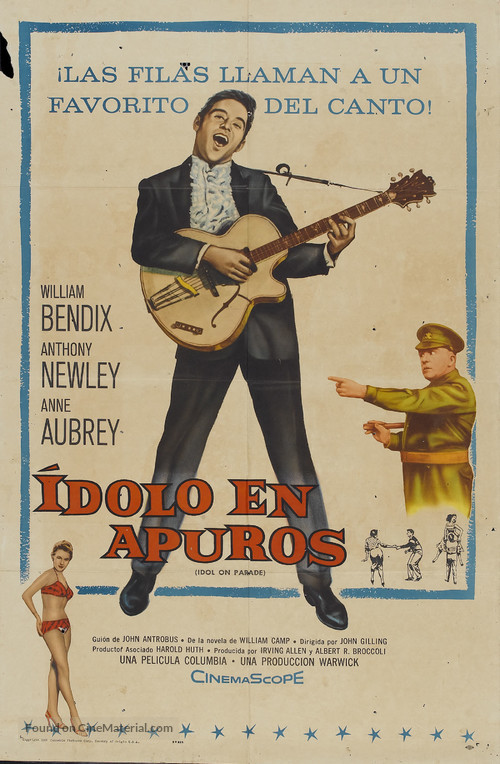 Idol on Parade - Argentinian Movie Poster