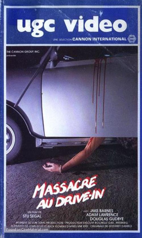 Drive in Massacre - French VHS movie cover