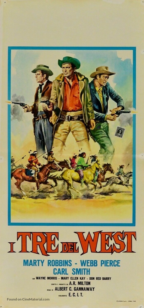 Buffalo Gun - Italian Movie Poster