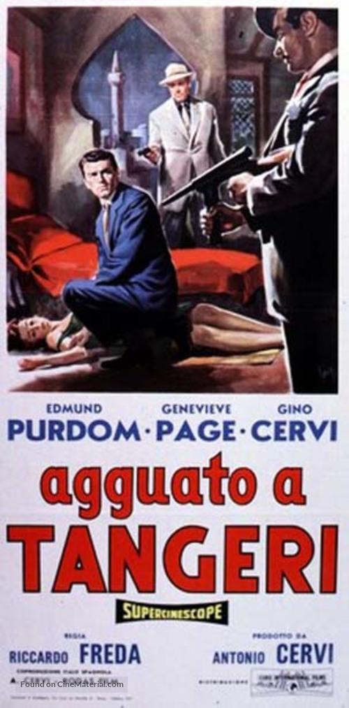 Agguato a Tangeri - Italian Movie Poster