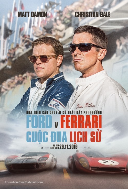 Ford v. Ferrari - Vietnamese Movie Poster