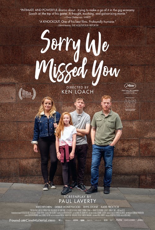 Sorry We Missed You - Movie Poster