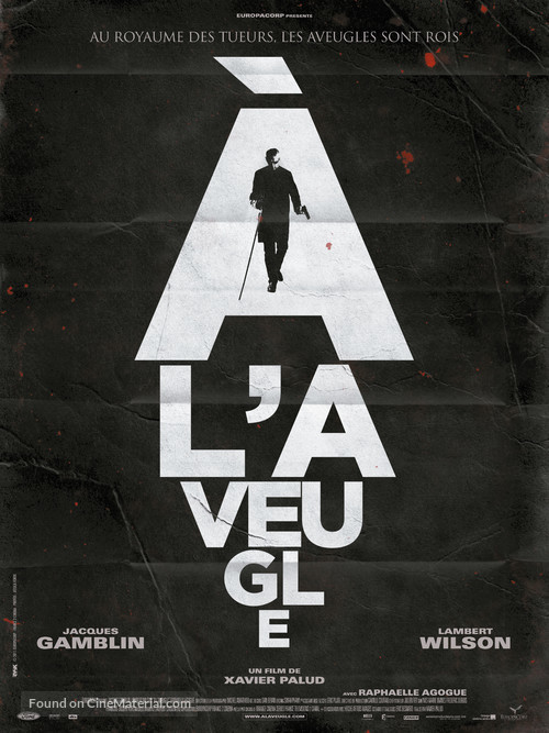 &Agrave; l&#039;aveugle - French Movie Poster