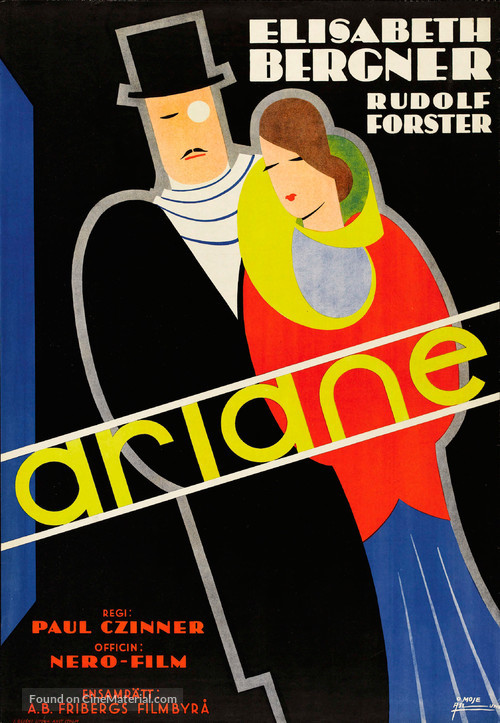 Ariane - Swedish Movie Poster