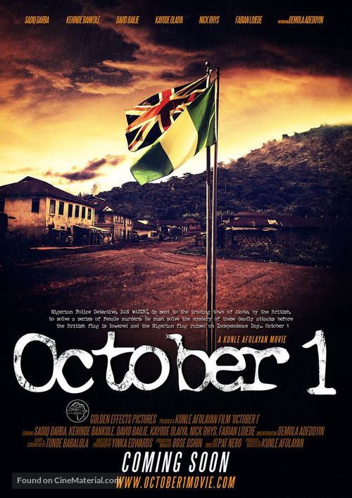 October 1 - International Movie Poster
