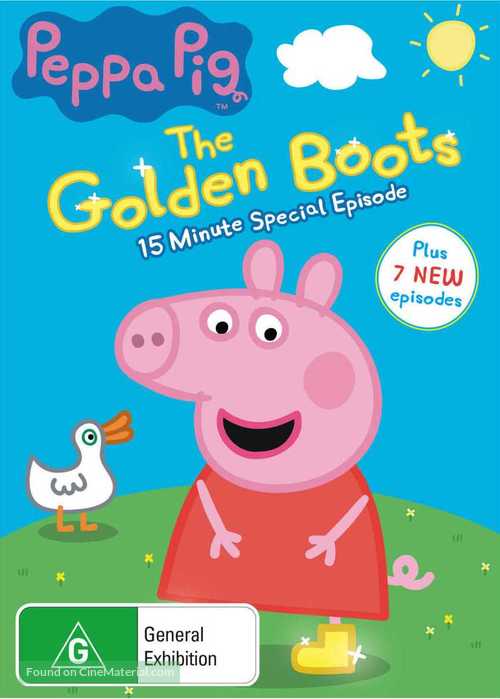 Peppa Pig: The Golden Boots - Australian DVD movie cover