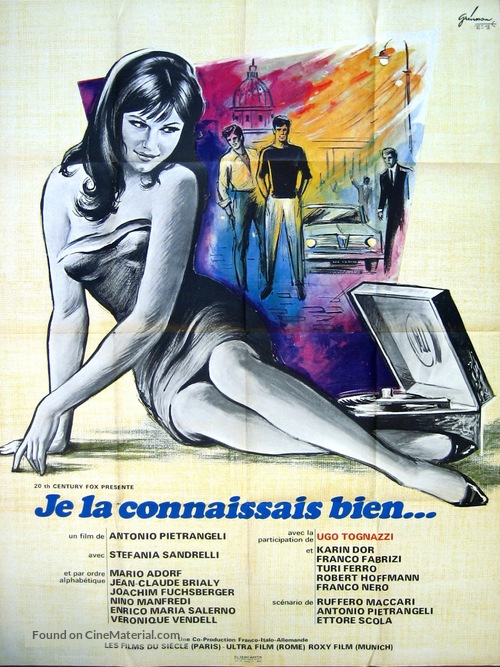 Io la conoscevo bene - French Movie Poster