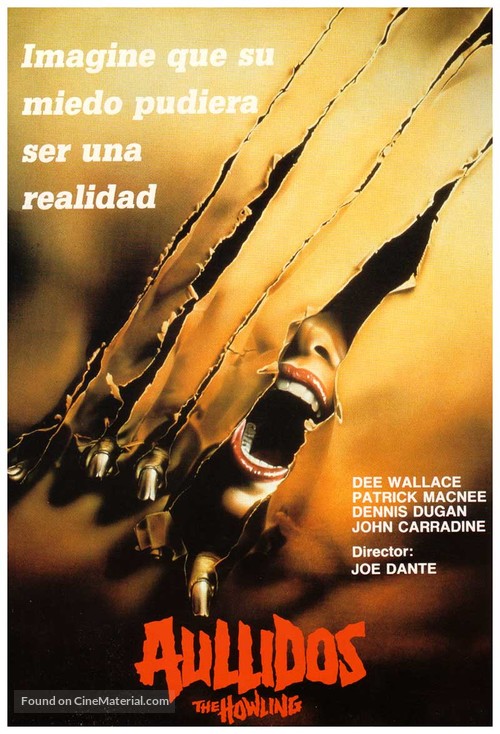 The Howling - Spanish Movie Poster