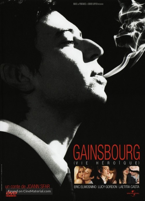 Gainsbourg (Vie h&eacute;ro&iuml;que) - French DVD movie cover