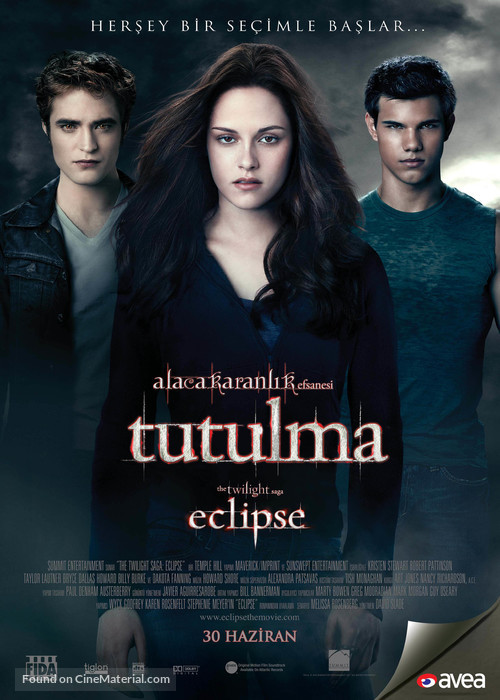 The Twilight Saga: Eclipse - Turkish Movie Poster