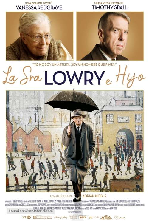 Mrs Lowry &amp; Son - Spanish Movie Poster