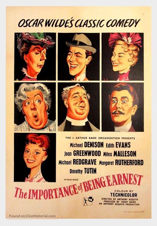 The Importance of Being Earnest - Movie Poster