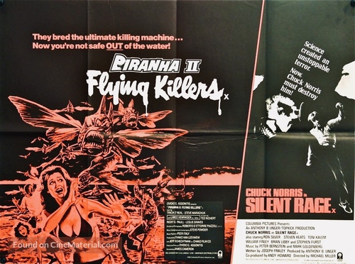 Piranha Part Two: The Spawning - British Movie Poster