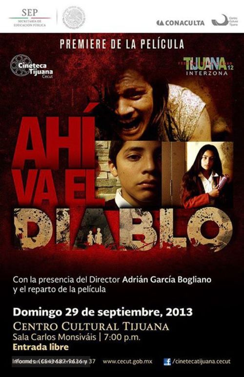 Ah&iacute; va el diablo - Mexican Movie Poster