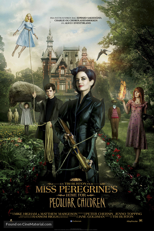 Miss Peregrine&#039;s Home for Peculiar Children - Danish Movie Poster