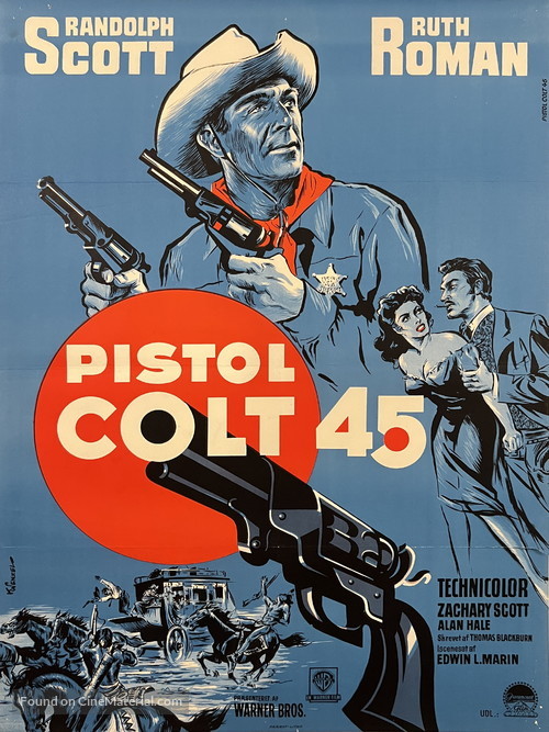 Colt .45 - Danish Movie Poster