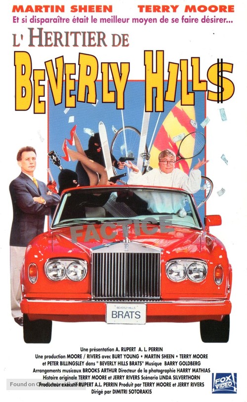 Beverly Hills Brats - French Movie Cover