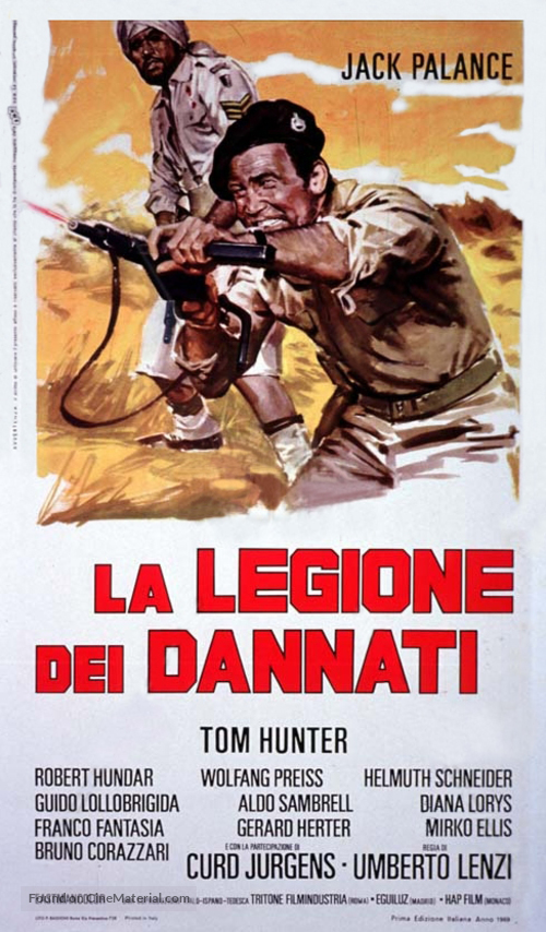 La legione dei dannati - Italian Movie Poster
