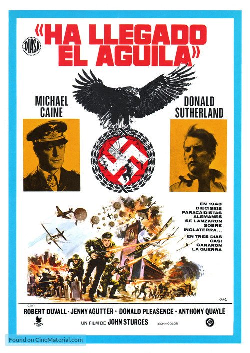 The Eagle Has Landed - Spanish Movie Poster