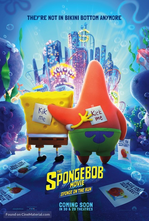 The SpongeBob Movie: Sponge on the Run - International Movie Poster