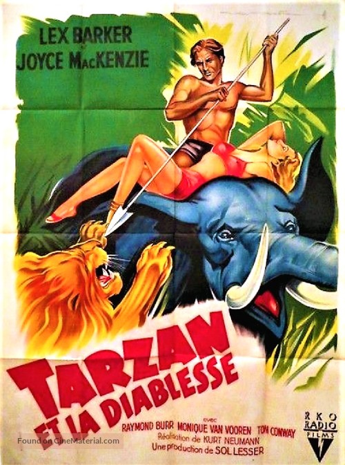Tarzan and the She-Devil - French Movie Poster